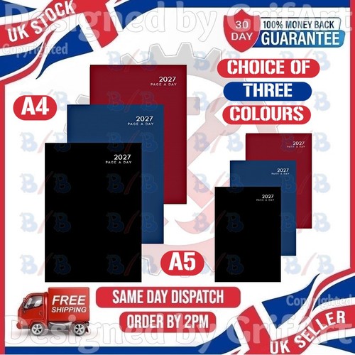 2027 classic diary page - classic,