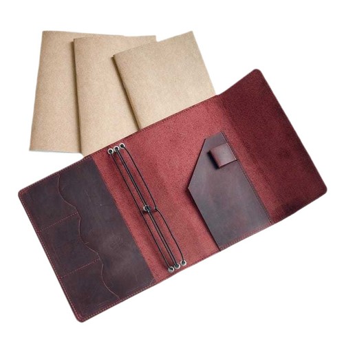 Vintage leather loose - a5,