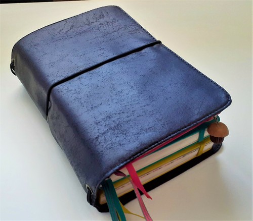Handmade soft vegan leather - a5,