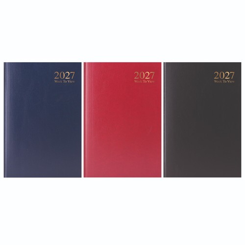 2027 diary week - a5, view