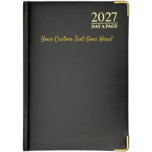 Personalised text 2027 diary - text,