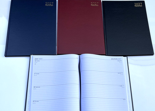 2027 diary week - a5, view