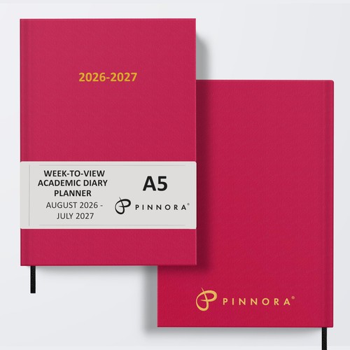 Red academic diary week to - academic,