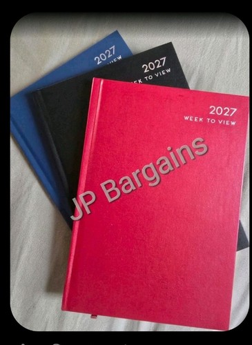 2027 diary week view - week, to