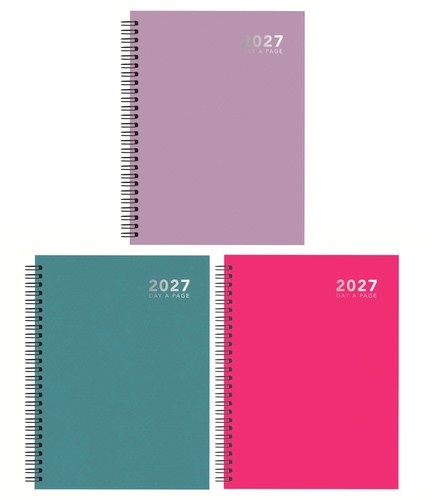 2027 day page diary - a,
