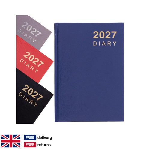 2027 weekly diary - diary, hardback