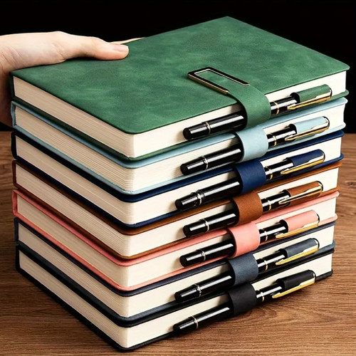Vintage leather notebook - a5,
