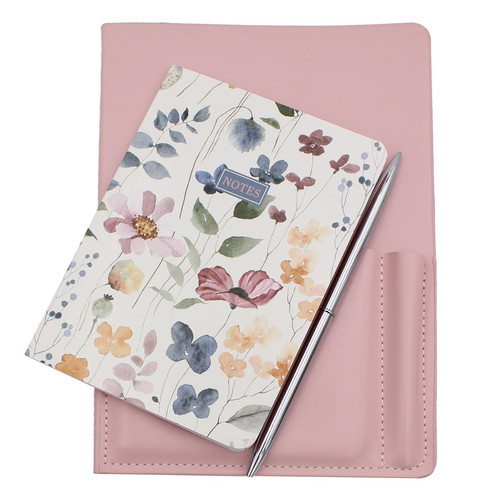 Ladies pink deluxe notebook - ladies,