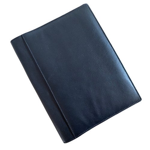 Black premium leather - black, a5