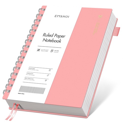 Emshoi spiral notebook - a5,