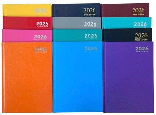 2026 week view diary - a5,