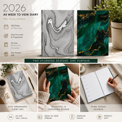 2026 diary page a day - a4,