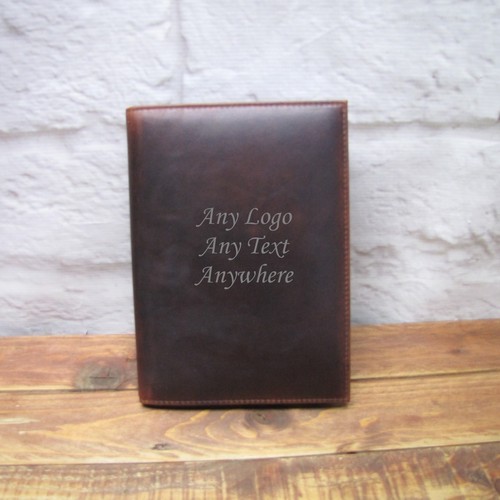 Brown real leather diary - real, a5